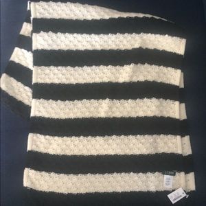 NWT. J. Crew striped scarf